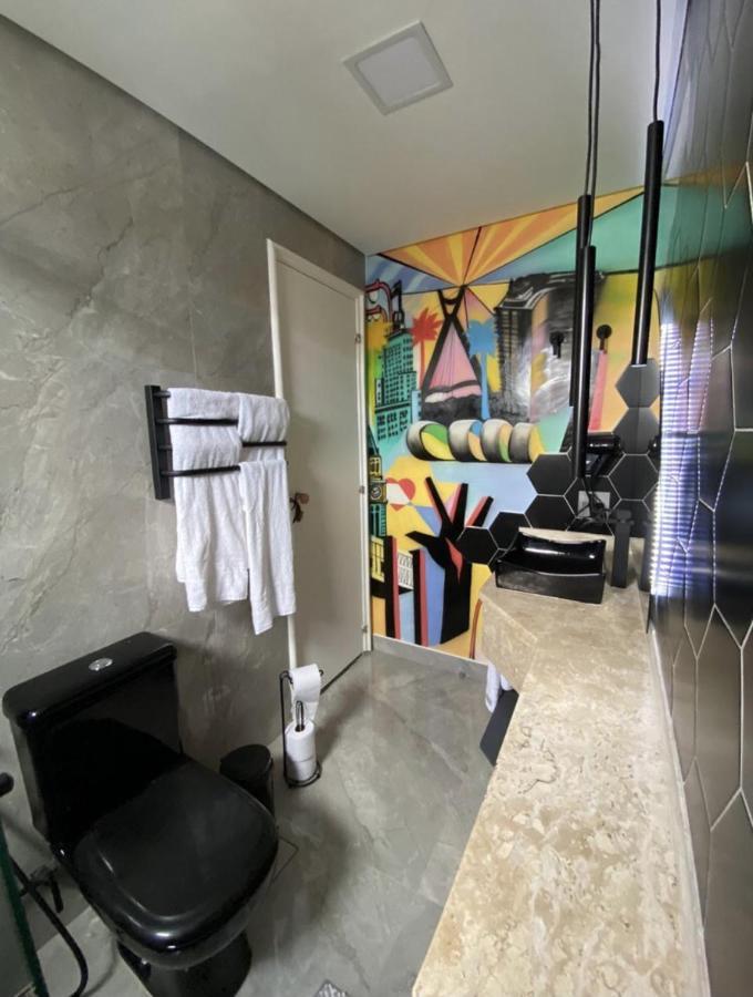 Studio Moderno - Jardins: Cama Queen, Ar E Garagem Сао Паоло Екстериор снимка